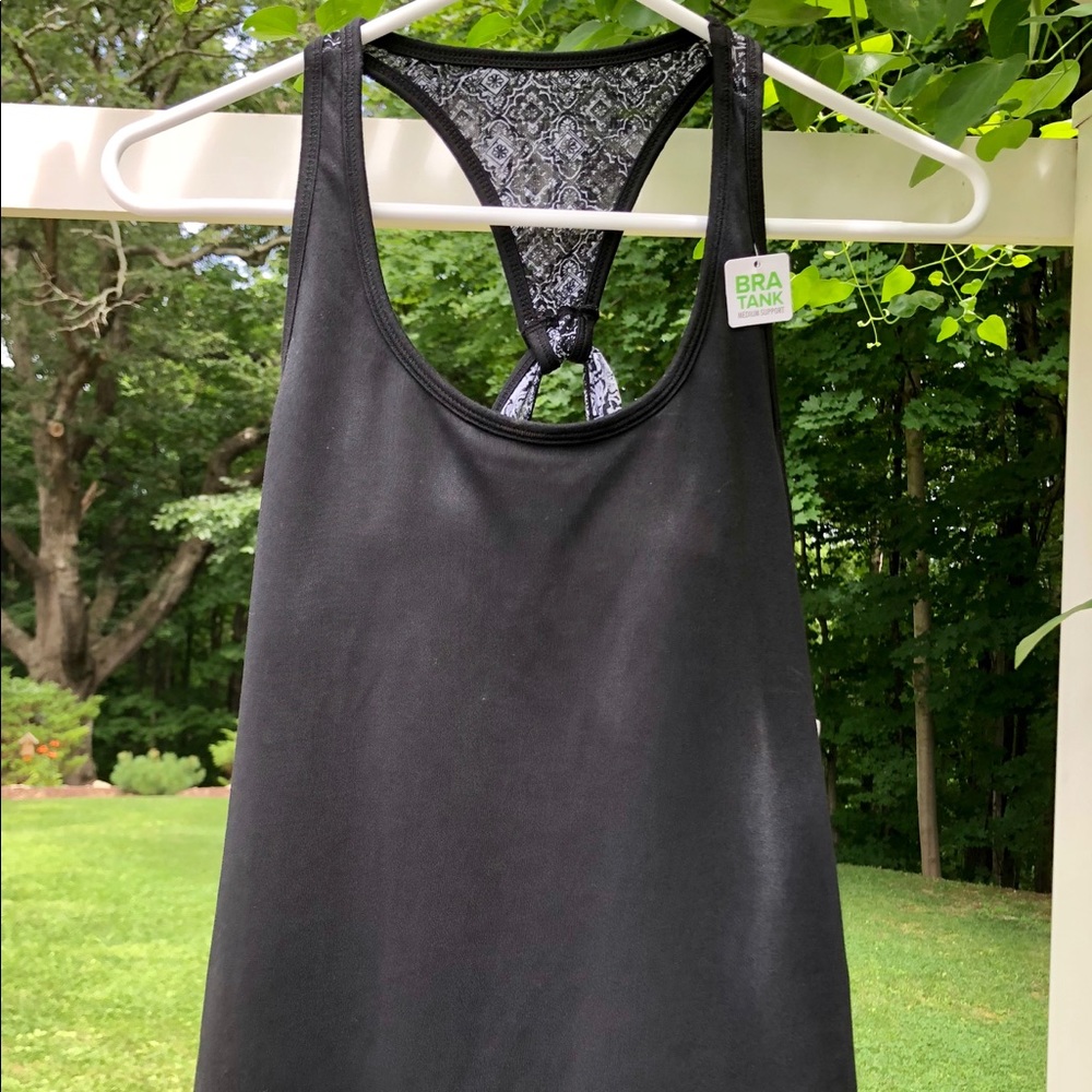 NWT Gaiam Lena Yoga Tank with built in support XS